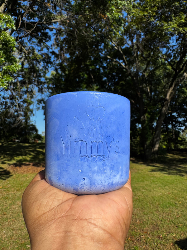 Cement Candle (Blue)