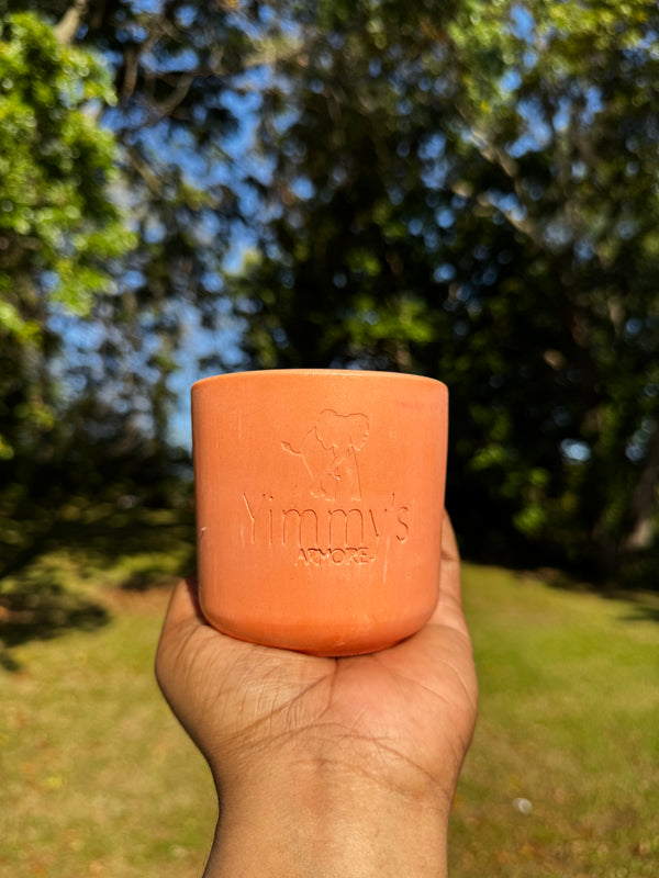 Cement Candle (Orange)