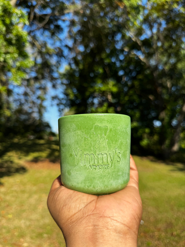 Cement Candle (Green)